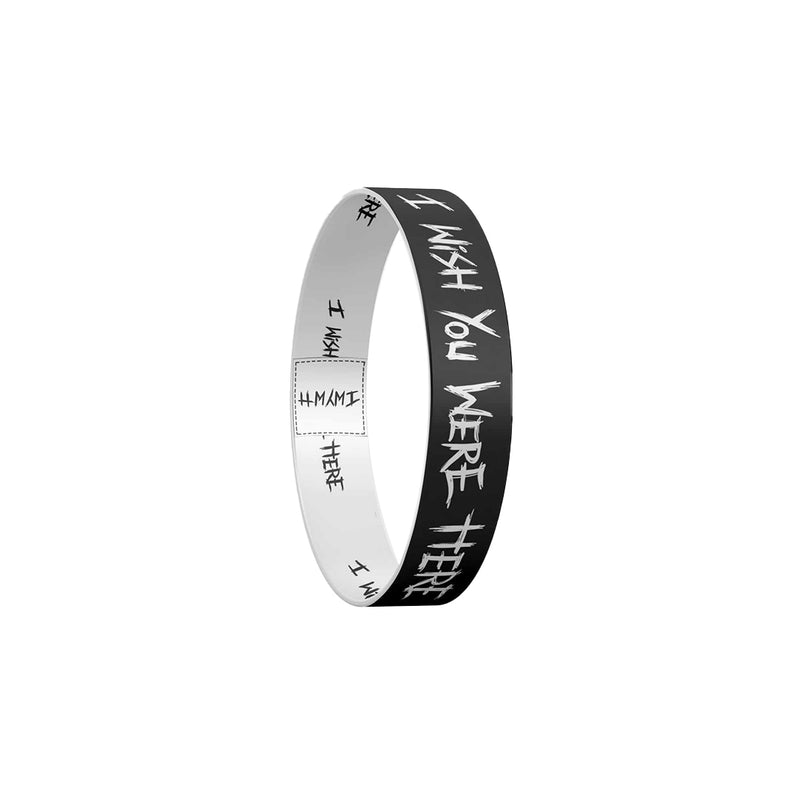 I WISH YOU WERE HERE Hand Bracelet Black
