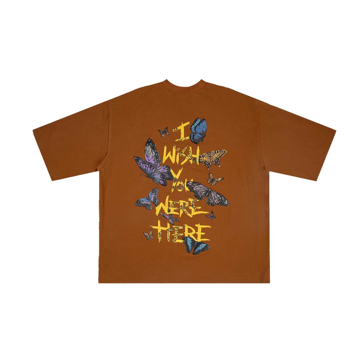 IWYWH BROWN BUTTERFLIES TEE