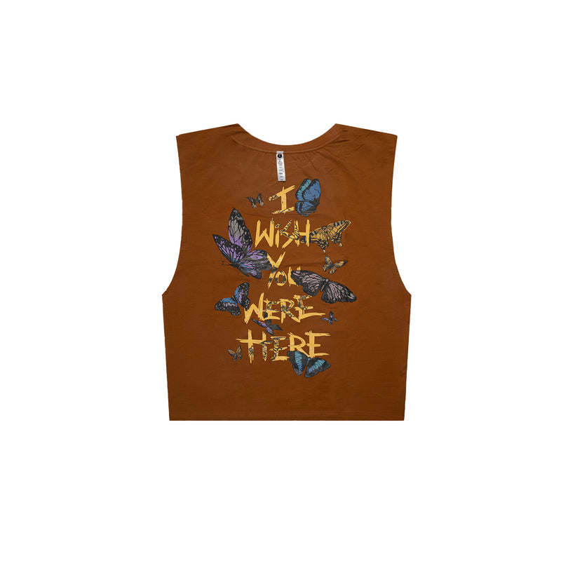 IWYWH Butterfly Men Vest Brown