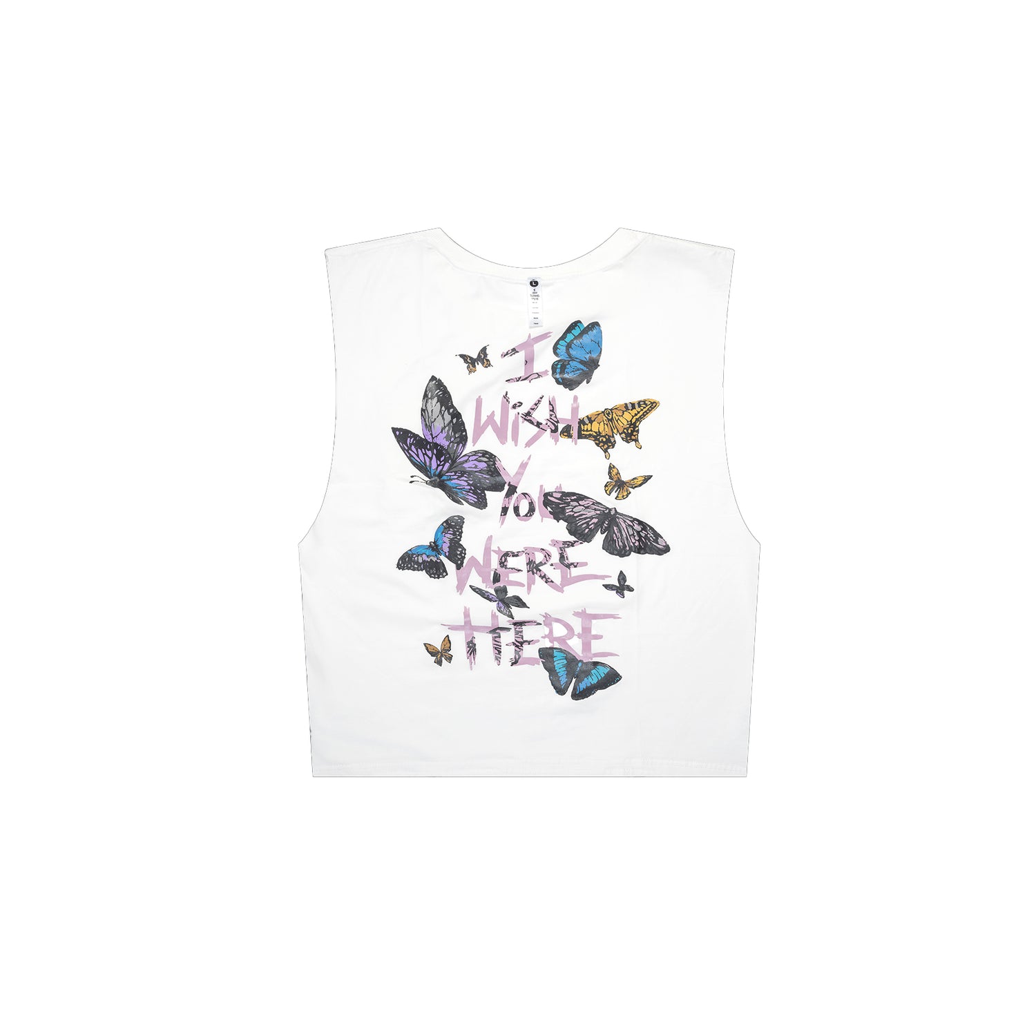 IWYWH Butterfly Men Vest White