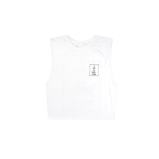 IWYWH WHITE MALE VEST