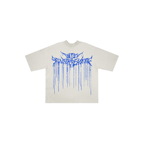 I WISH YOU WERE HERE REVERSIBLE TEE OFF WHITE