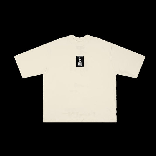 I WISH YOU WERE HERE SUNFLOWER TEE OFF-WHITE