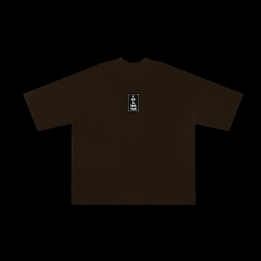 I WISH YOU WERE HERE SUNFLOWER TEE BROWN